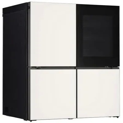 Холодильник LG GR-X24FQEKM Objet Collection, бежевый